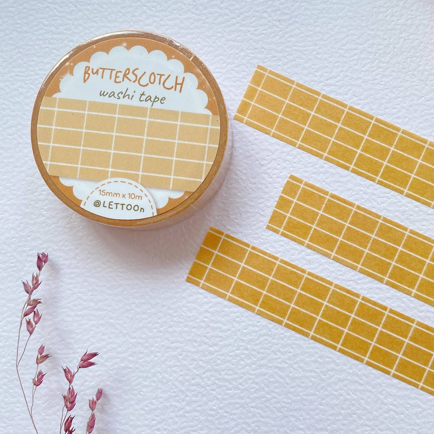 Butterscotch Grid -washiteippi | LETTOOn