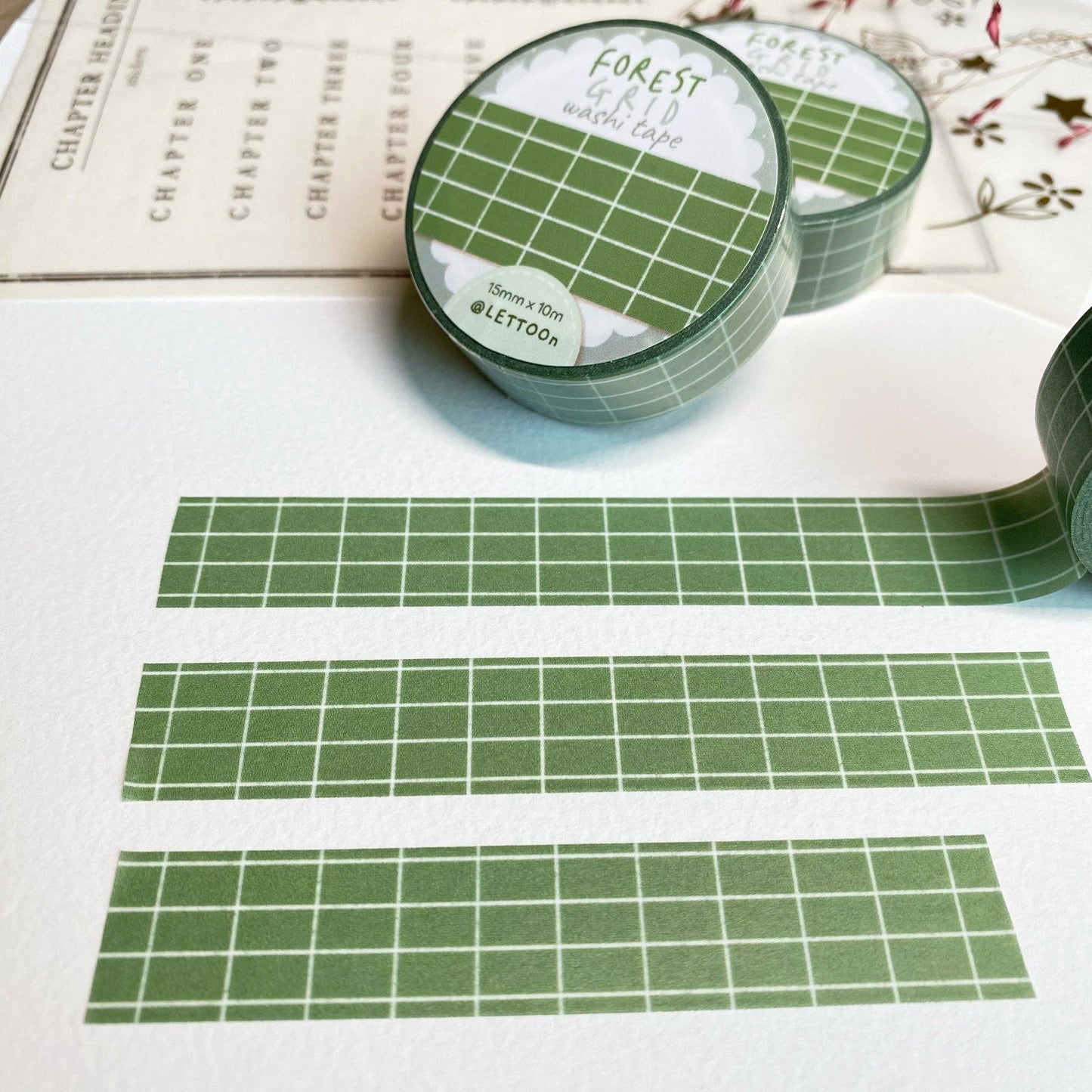 Forest Grid -washiteippi | LETTOOn
