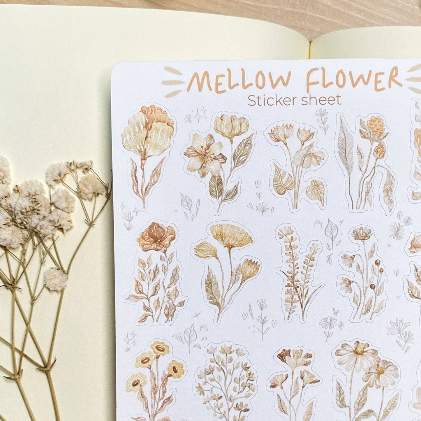 Mellow Flower -tarra-arkki | LETTOOn