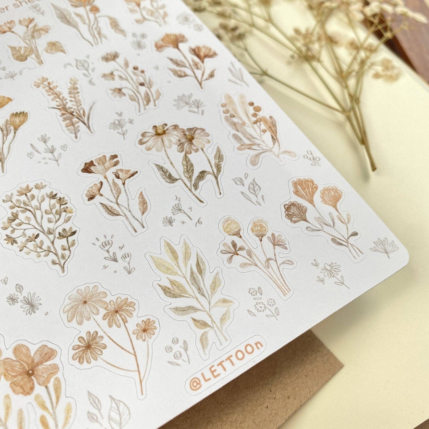 Mellow Flower -tarra-arkki | LETTOOn