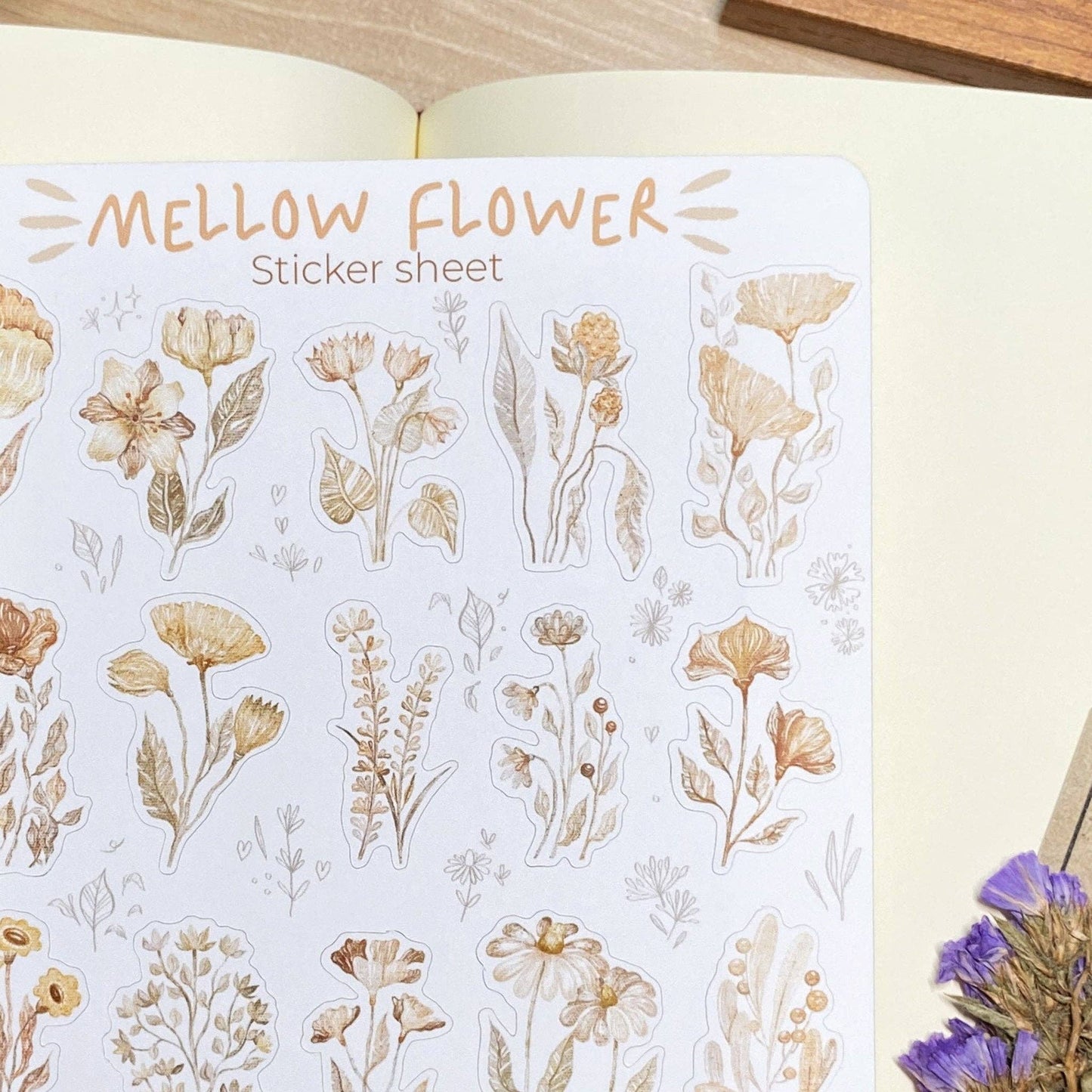 Mellow Flower -tarra-arkki | LETTOOn