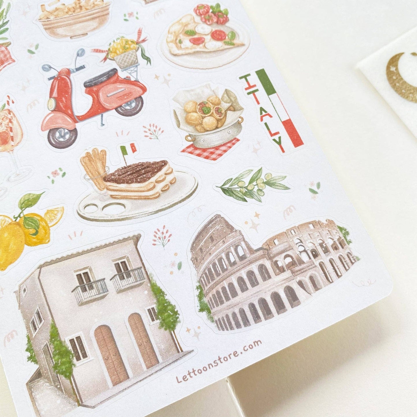 In Love With Italy -tarra-arkki | LETTOOn