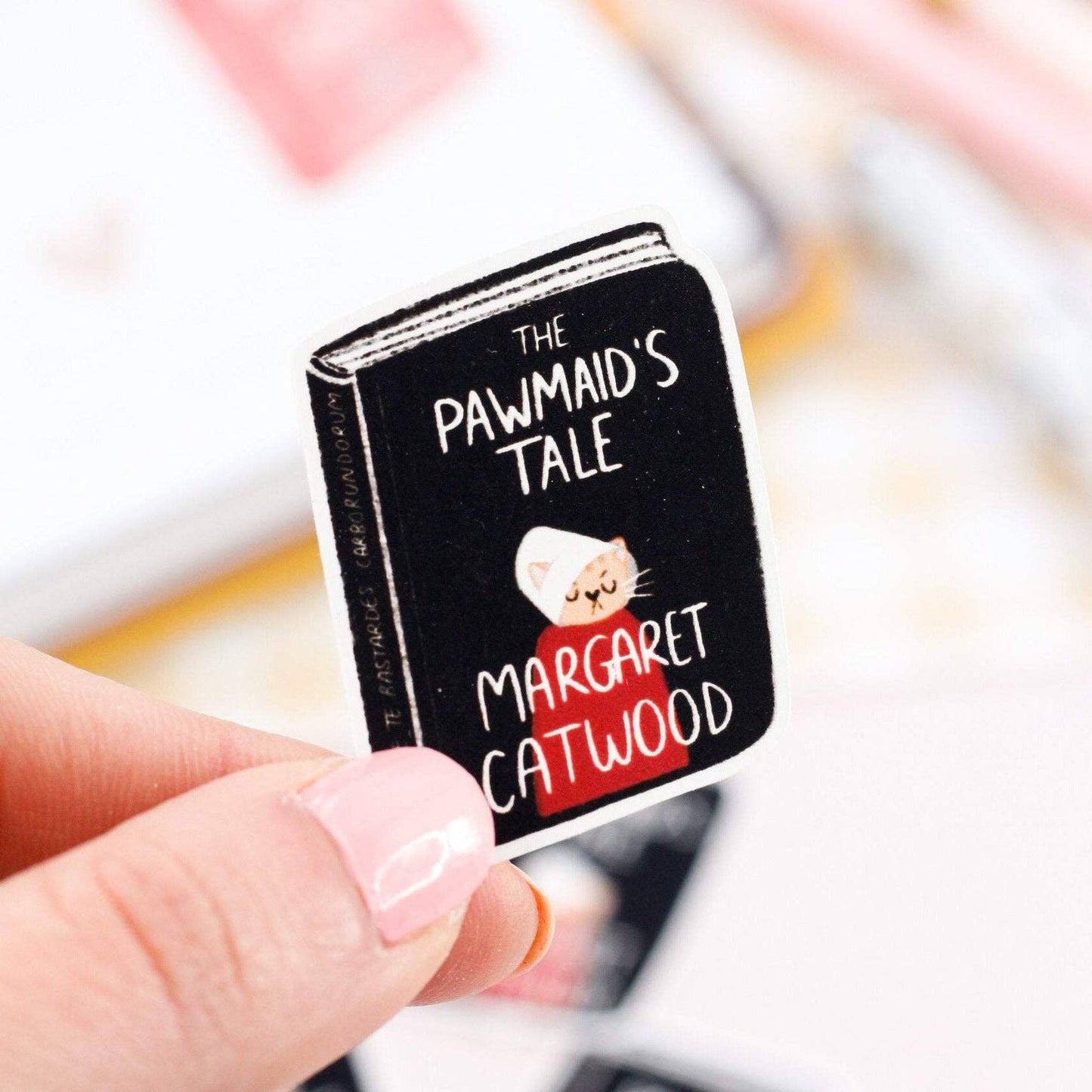 Cat literature -tarrasetti | My Sweet Paper Card