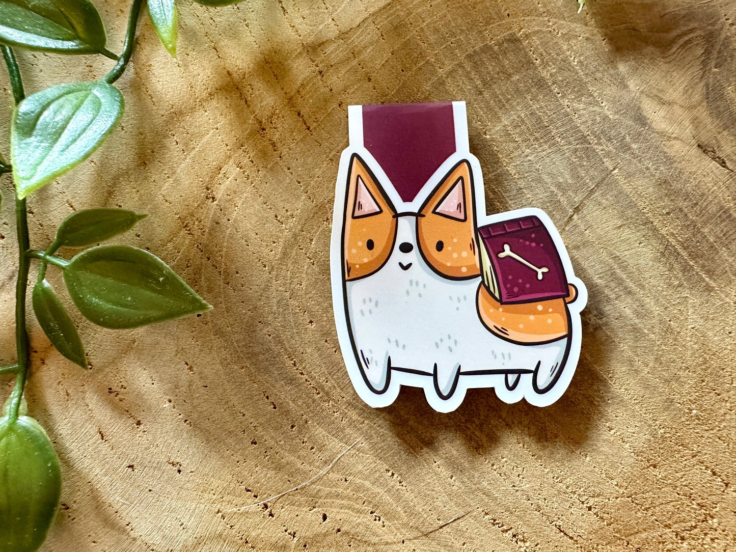 Corgi -magneettinen kirjanmerkki | Magic&Books