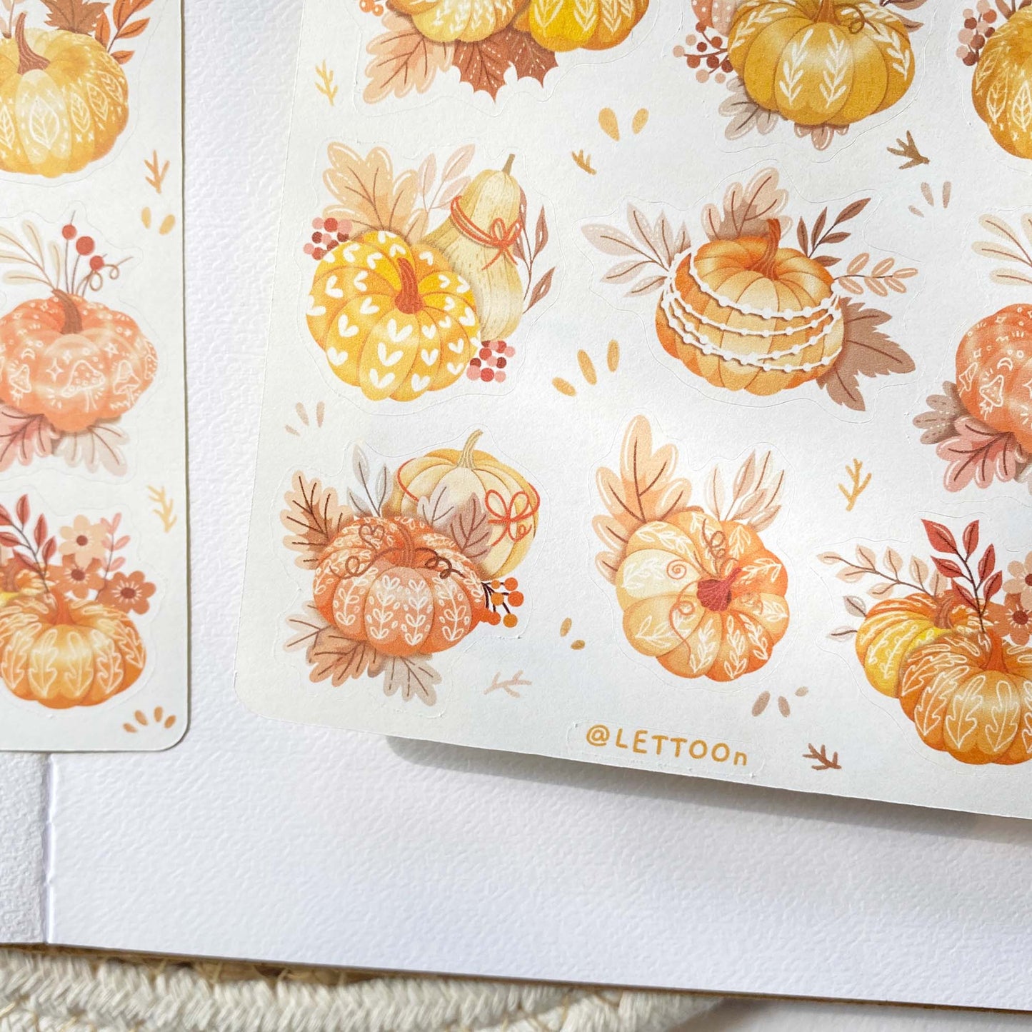 Sweet Pumpkin -tarra-arkki | LETTOOn