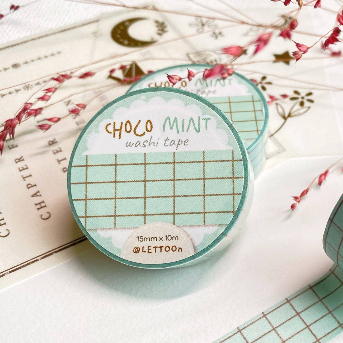Choco Mint Grid -washiteippi | LETTOOn