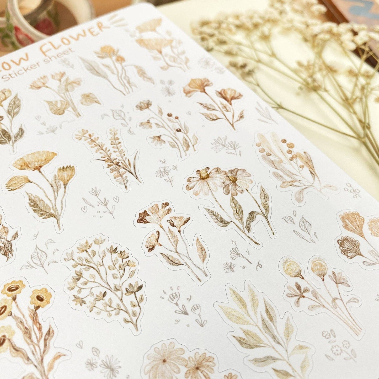 Mellow Flower -tarra-arkki | LETTOOn