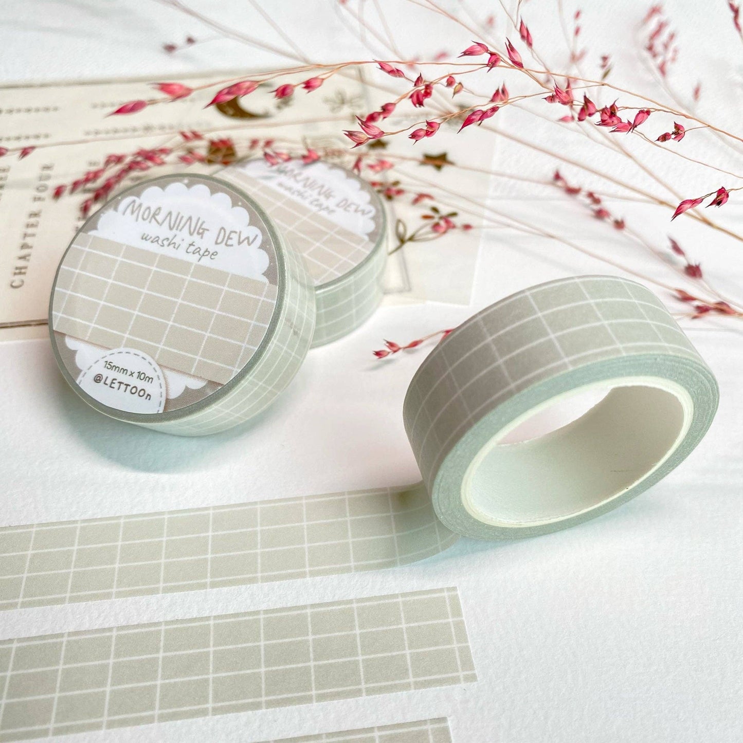 Morning Dew Grid -washiteippi | LETTOOn