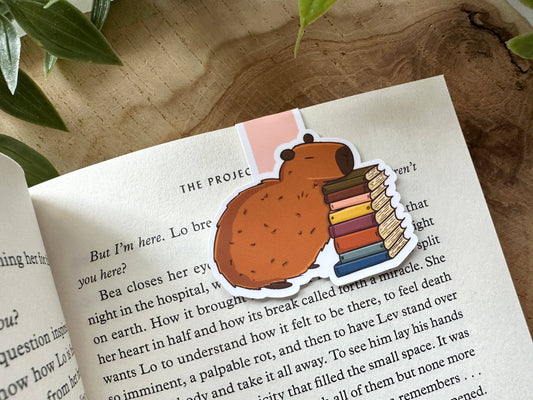 Capybara -magneettinen kirjanmerkki | Magic&Books
