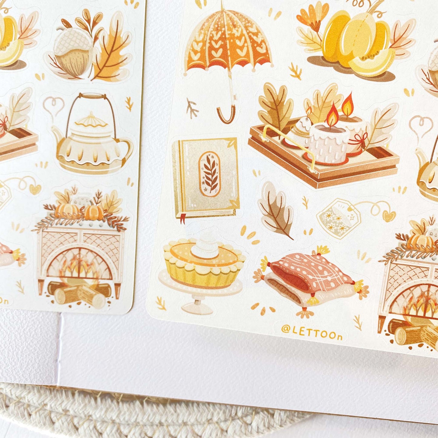 Autumn in my Heart: Autumn Vibes -tarra-arkki | LETTOOn