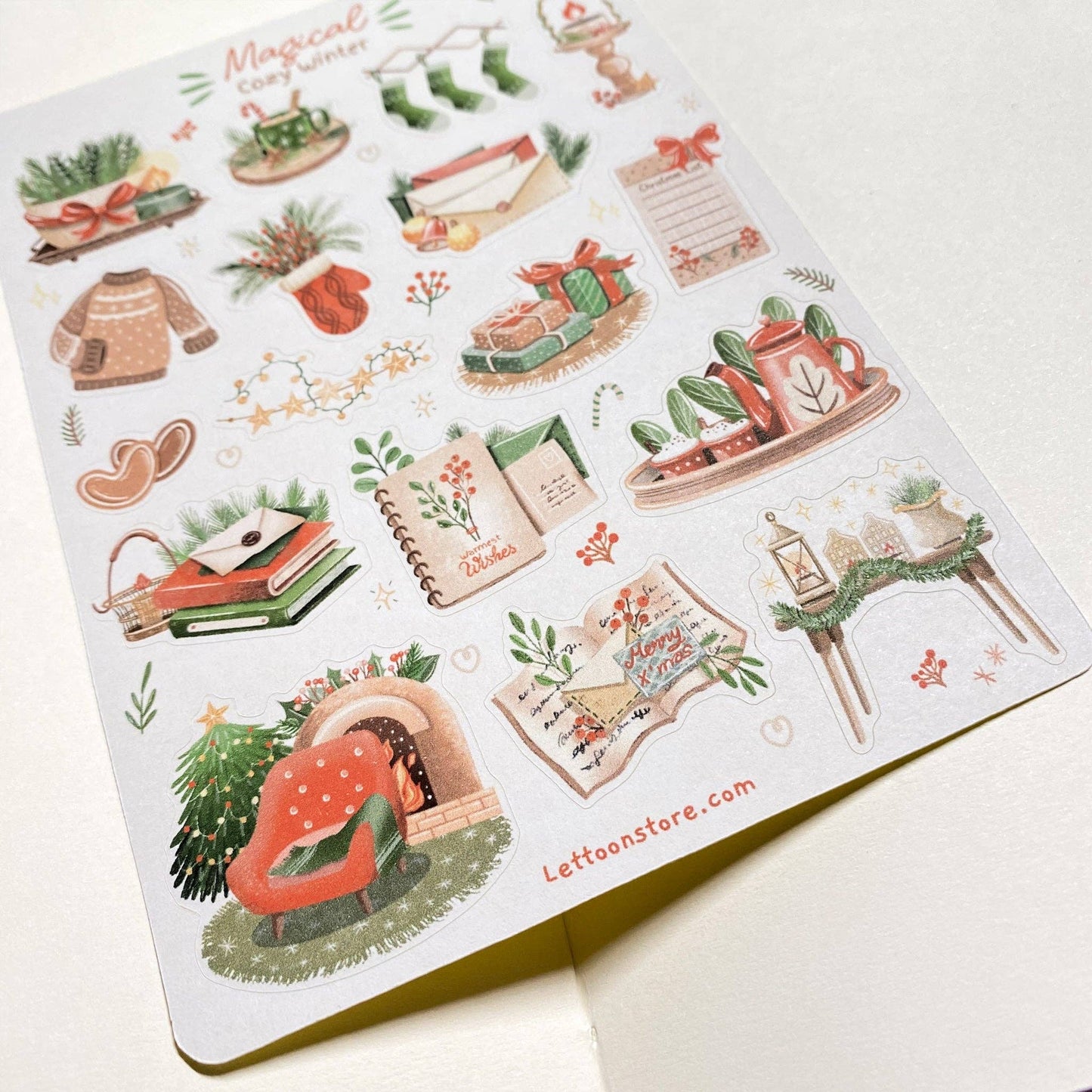 Magical Cozy Winter -tarra-arkki | LETTOOn