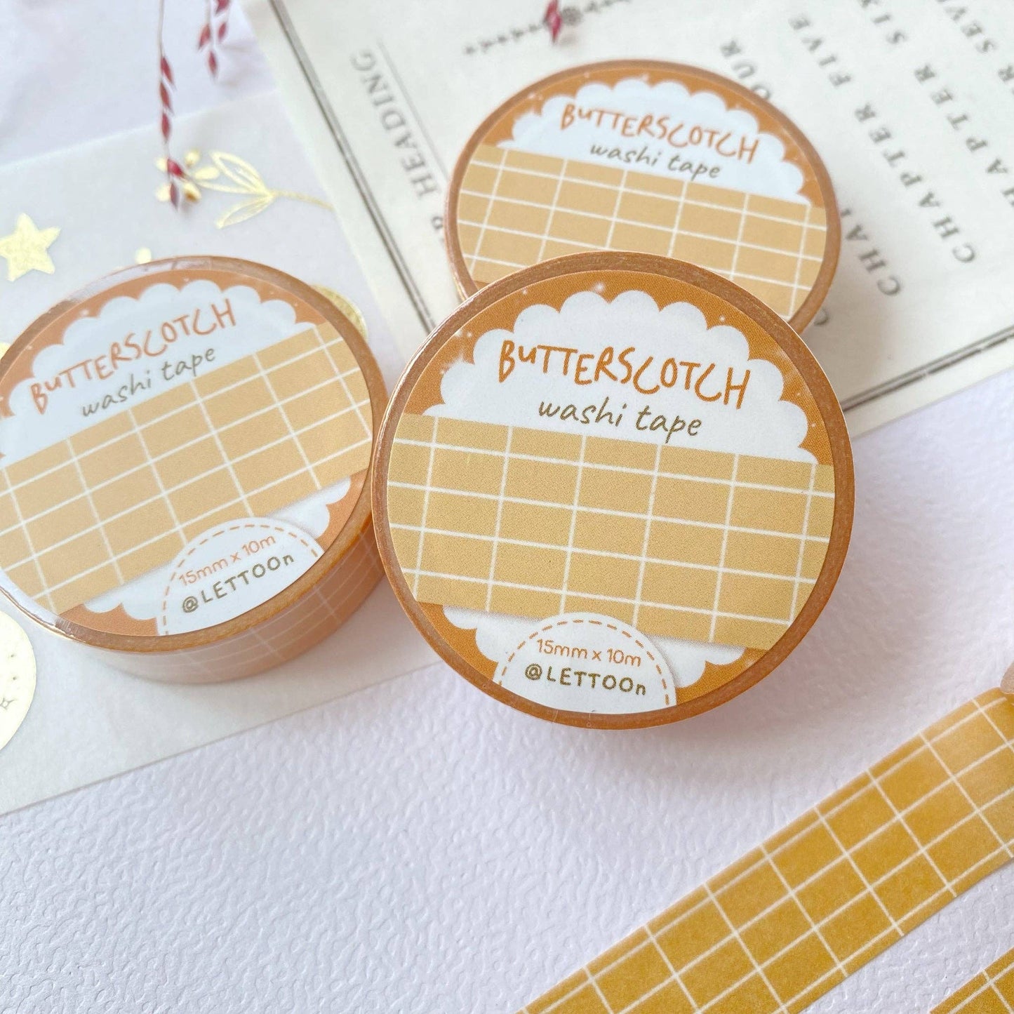 Butterscotch Grid -washiteippi | LETTOOn