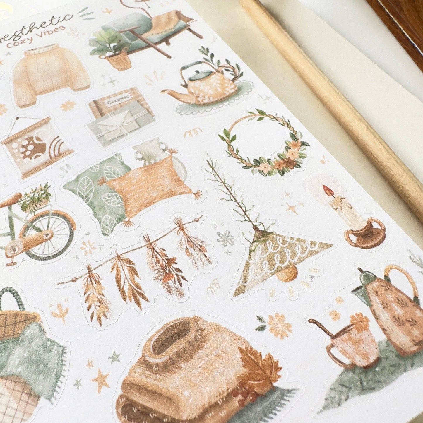 Aesthetic Cozy Vibes -tarra-arkki | LETTOOn