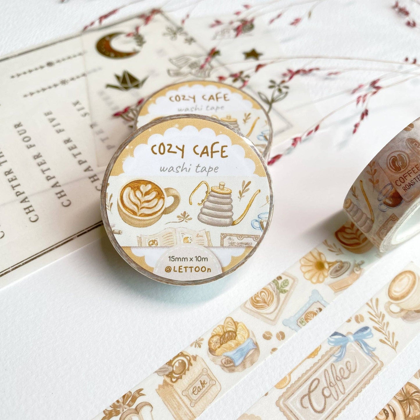 Cozy Cafe -washiteippi | LETTOOn