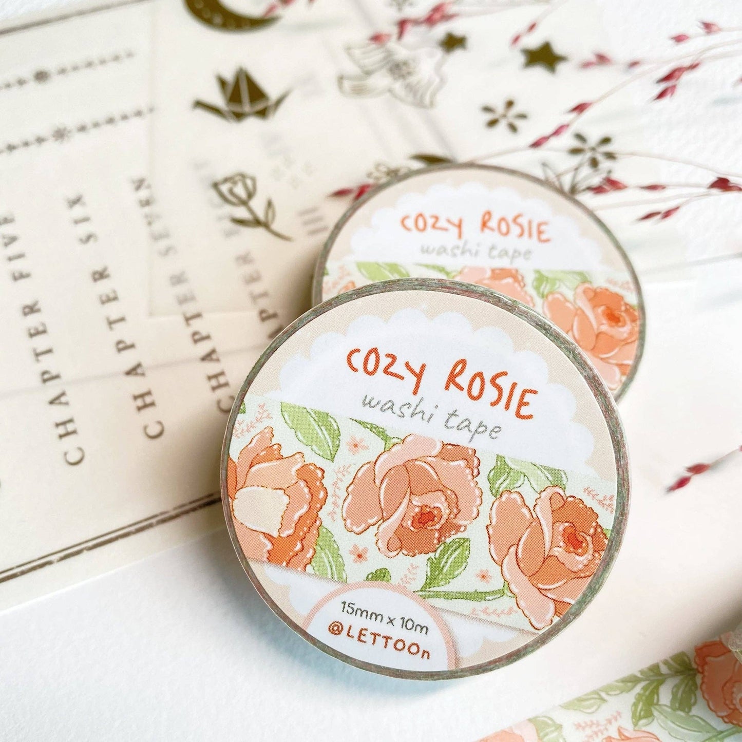 Cozy Rosie -washiteippi | LETTOOn