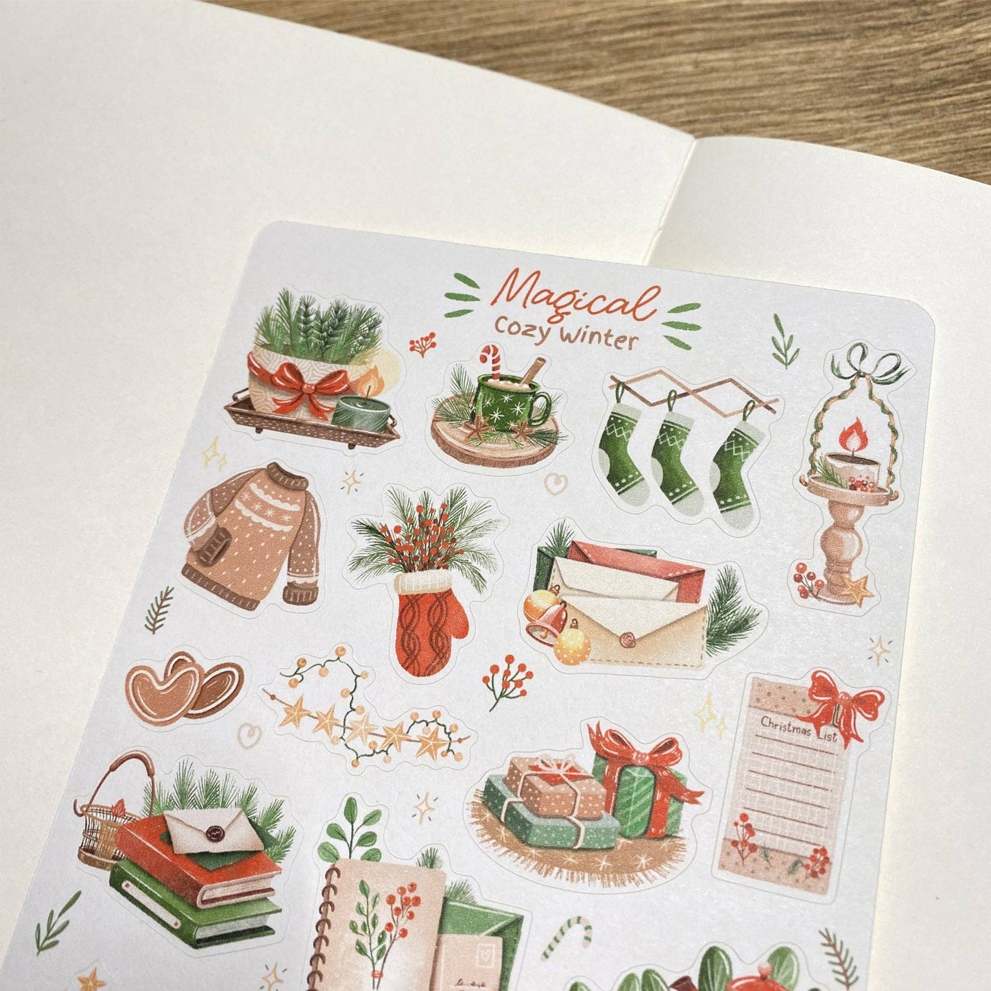 Magical Cozy Winter -tarra-arkki | LETTOOn