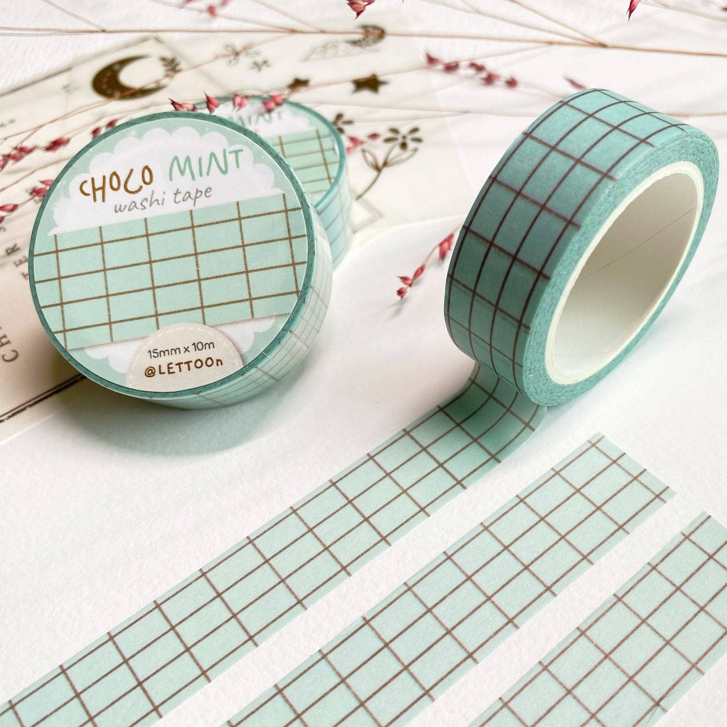 Choco Mint Grid -washiteippi | LETTOOn
