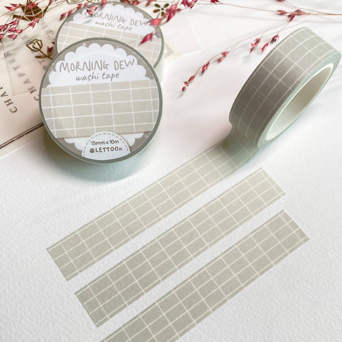 Morning Dew Grid -washiteippi | LETTOOn