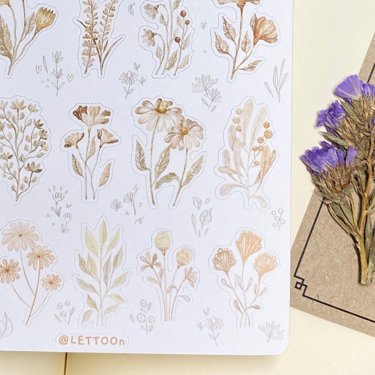 Mellow Flower -tarra-arkki | LETTOOn