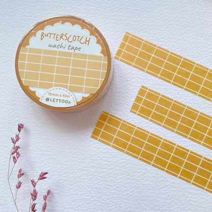 Butterscotch Grid -washiteippi | LETTOOn