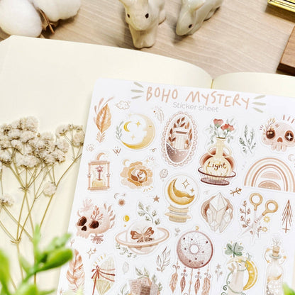 Boho Mystery -tarra-arkki | LETTOOn