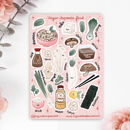 Vegan Japanese food -tarra-arkki | My Sweet Paper Card