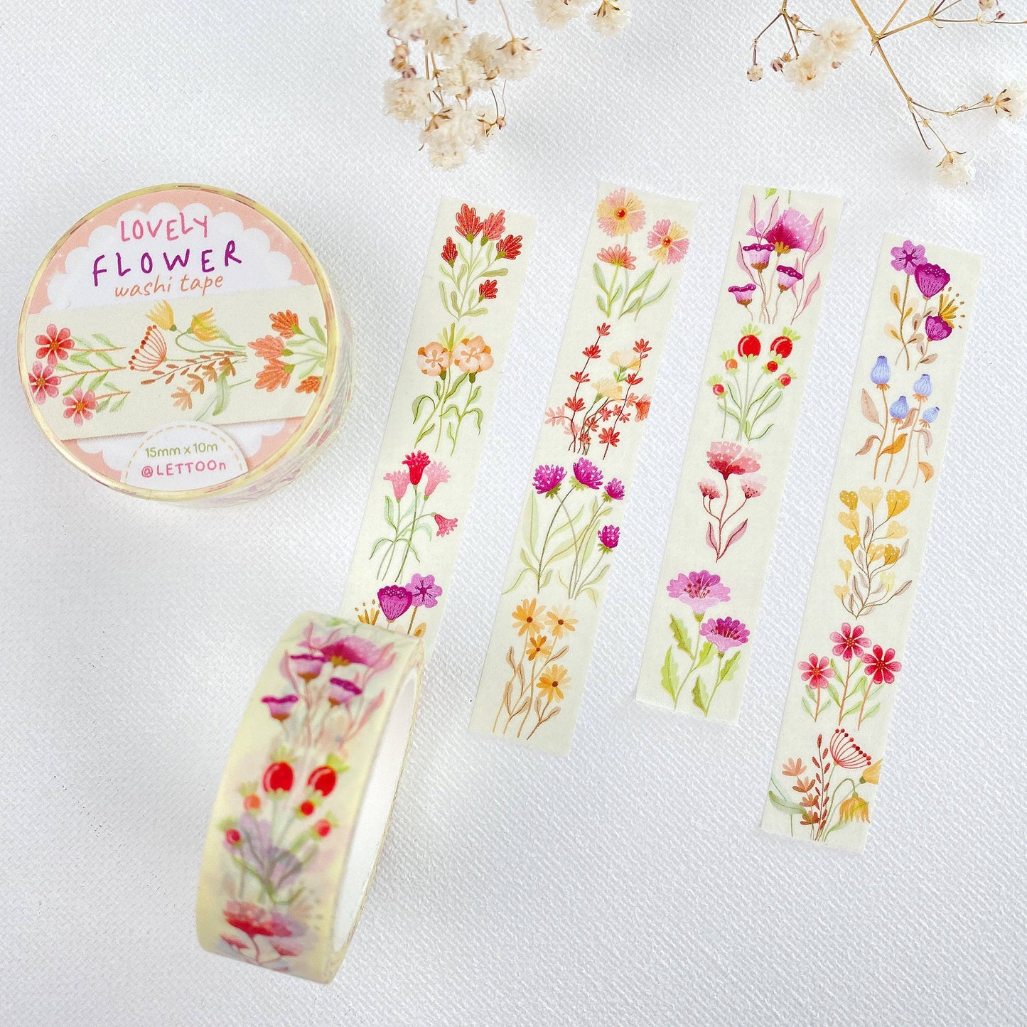 Lovely Flower -washiteippi | LETTOOn