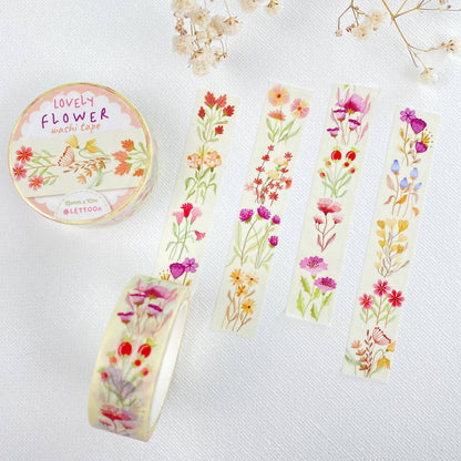 Lovely Flower -washiteippi | LETTOOn