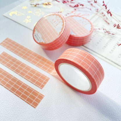 Peach Grid -washiteippi | LETTOOn