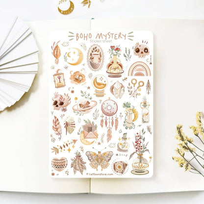 Boho Mystery -tarra-arkki | LETTOOn