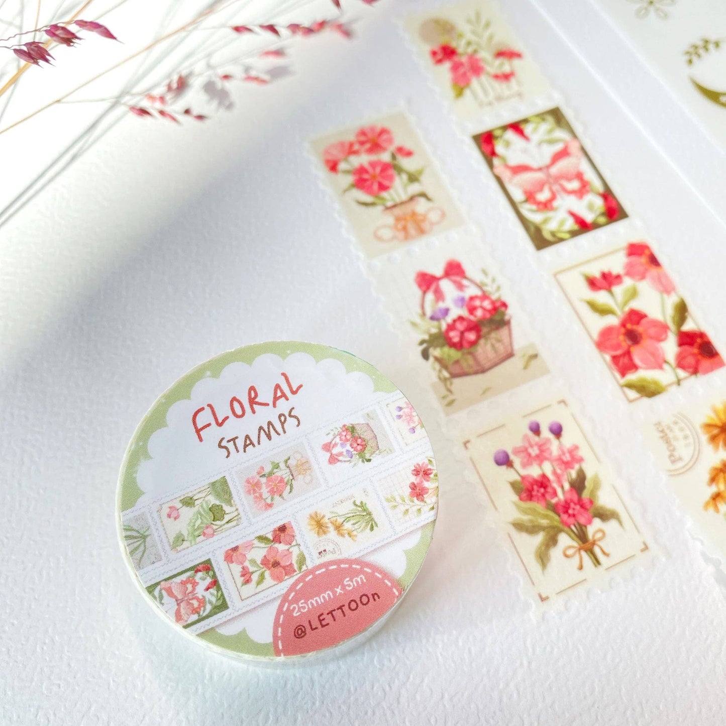 Floral Stamps -washiteippi | LETTOOn