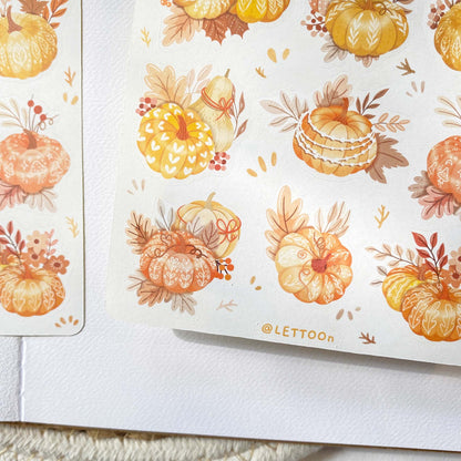 Sweet Pumpkin -tarra-arkki | LETTOOn