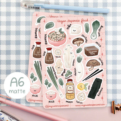 Vegan Japanese food -tarra-arkki | My Sweet Paper Card