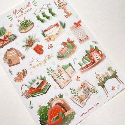 Magical Cozy Winter -tarra-arkki | LETTOOn