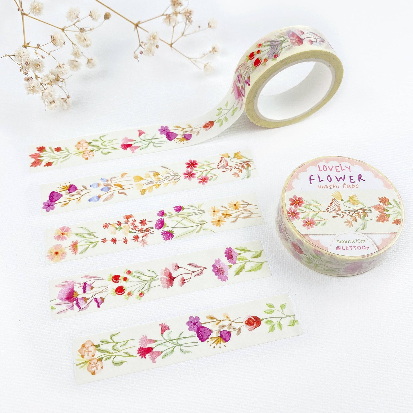 Lovely Flower -washiteippi | LETTOOn