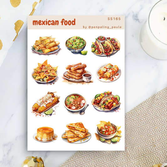 Mexican food -tarra-arkki | Penpaling Paula