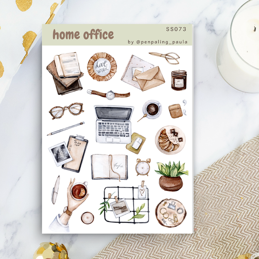 Home office -tarra-arkki | Penpaling Paula