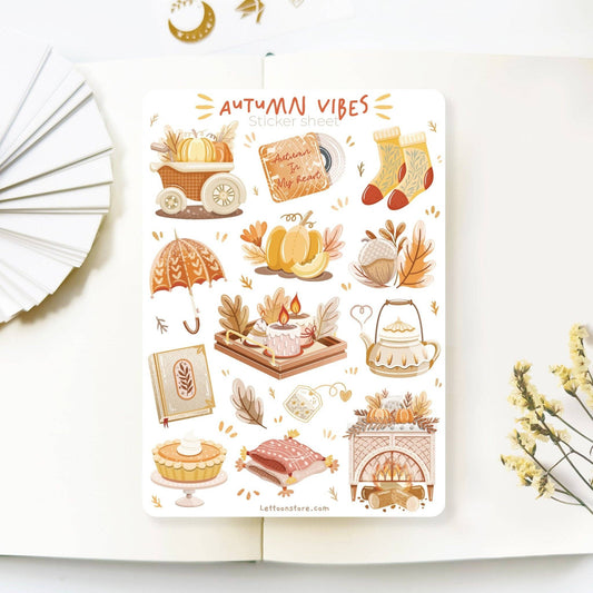 Autumn in my Heart: Autumn Vibes -tarra-arkki | LETTOOn