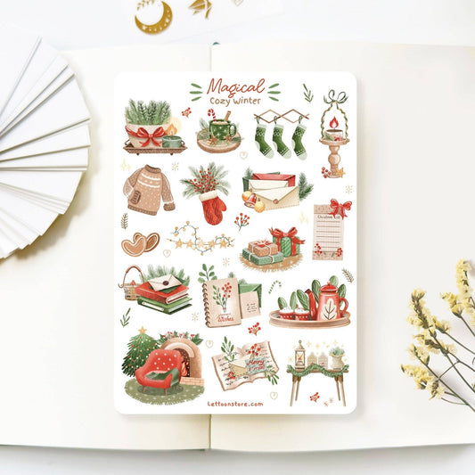Magical Cozy Winter -tarra-arkki | LETTOOn