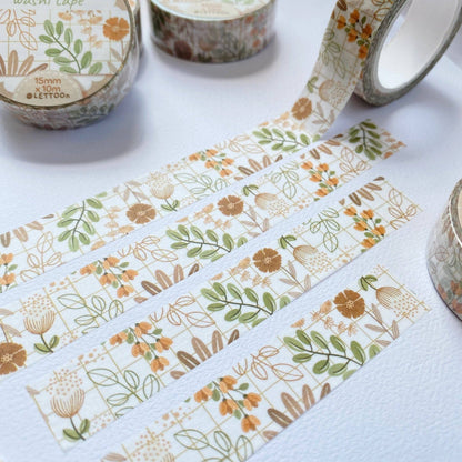 Flower Grid -washiteippi | LETTOOn