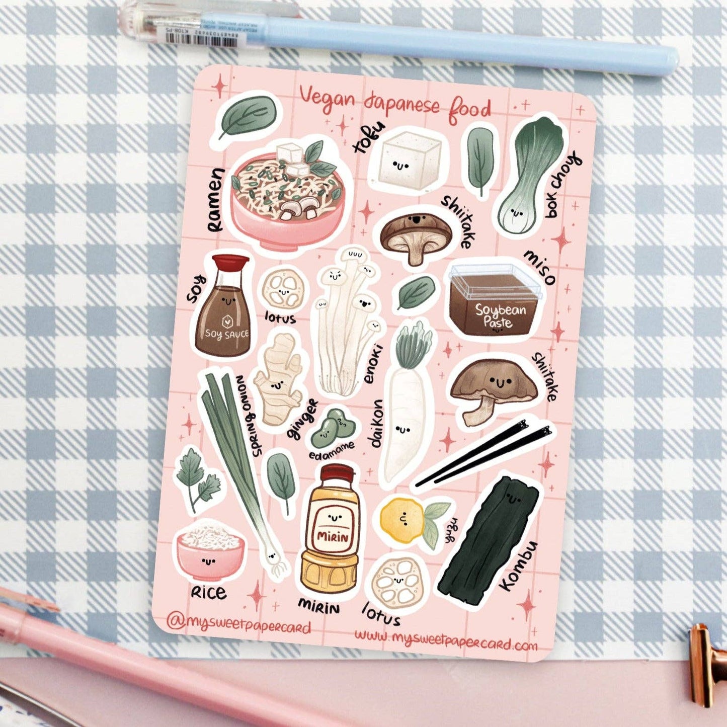 Vegan Japanese food -tarra-arkki | My Sweet Paper Card