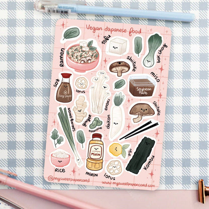 Vegan Japanese food -tarra-arkki | My Sweet Paper Card