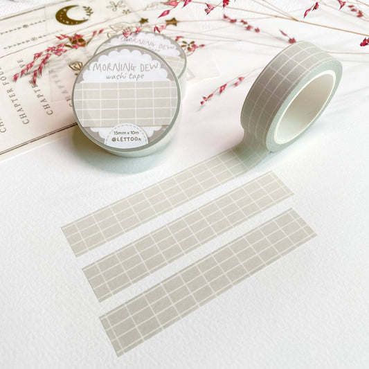 Morning Dew Grid -washiteippi | LETTOOn