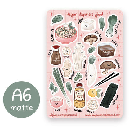 Vegan Japanese food -tarra-arkki | My Sweet Paper Card