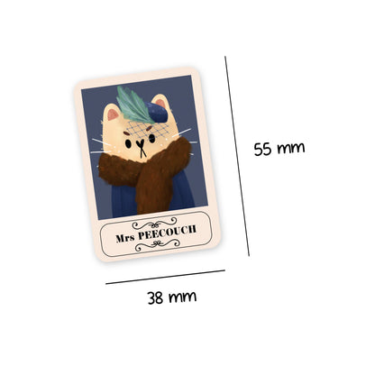 Cat Clue Cards -tarra | My Sweet Paper Card