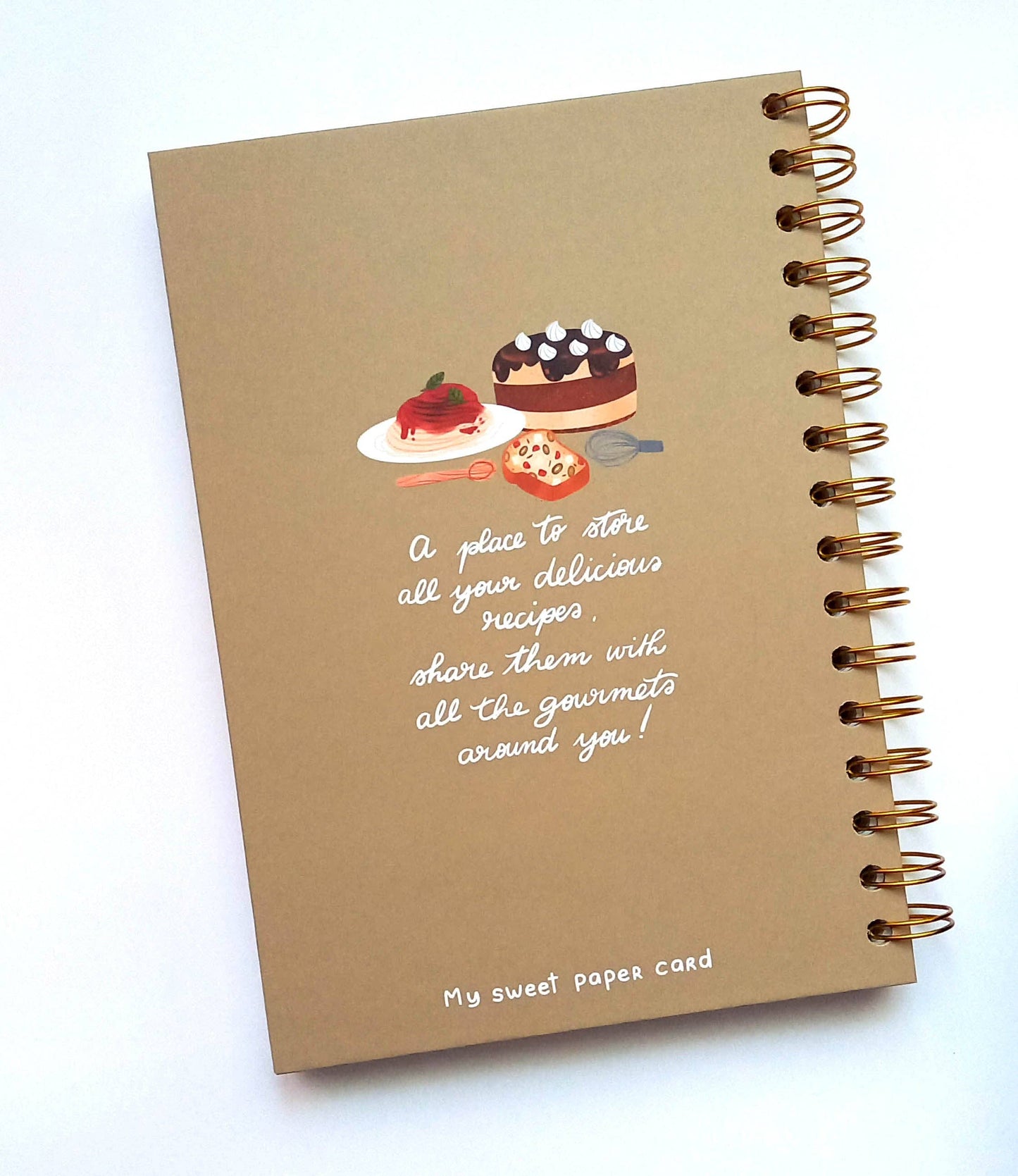 Cosy Cat - Reseptivihko | My Sweet Paper Card