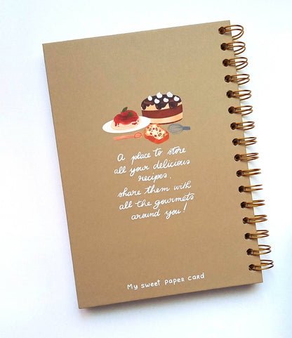 Cosy Cat - Reseptivihko | My Sweet Paper Card