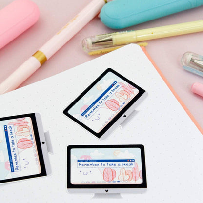 Remember to take a break -tarra | My Sweet Paper Card