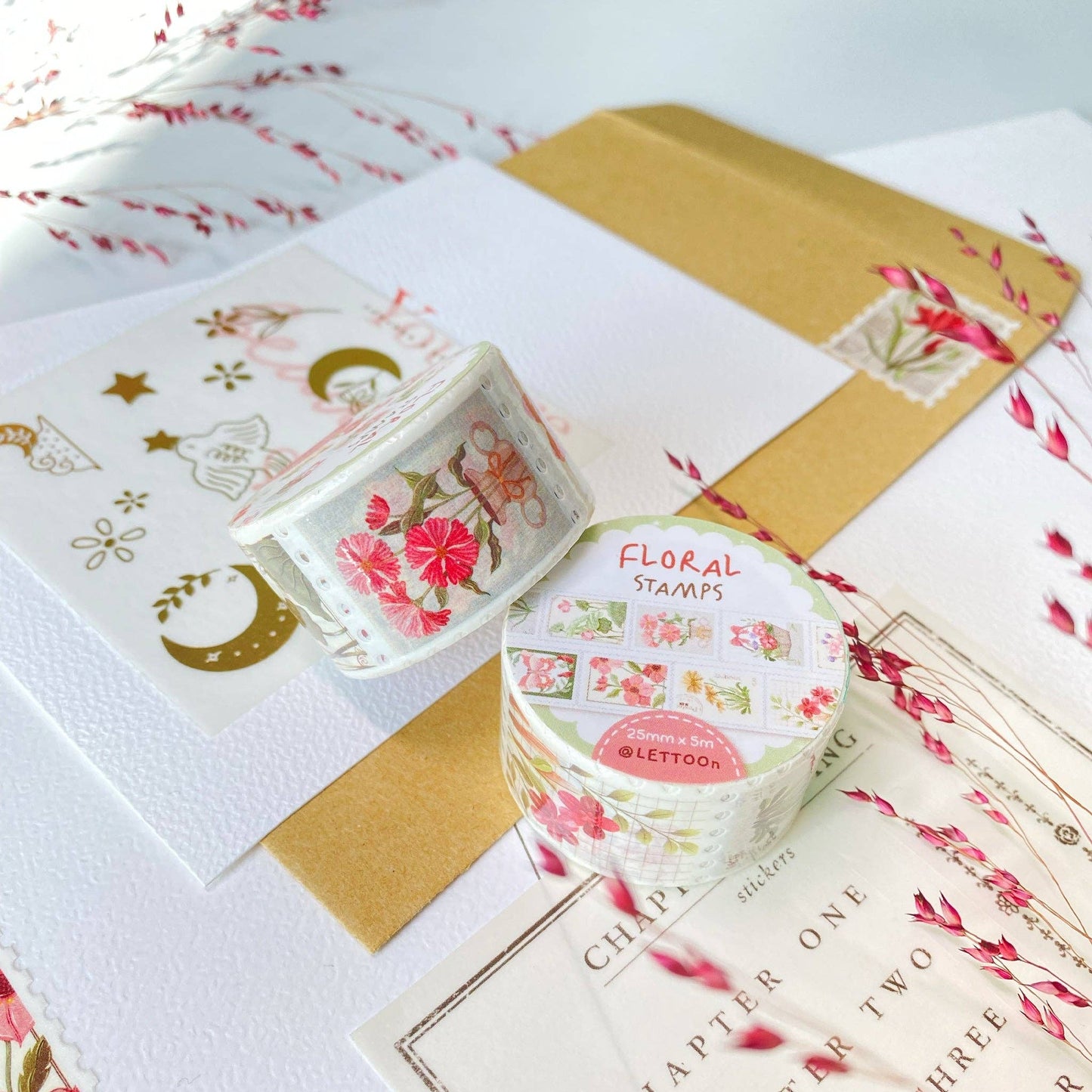 Floral Stamps -washiteippi | LETTOOn