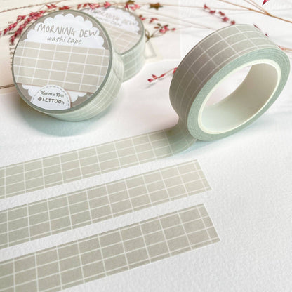 Morning Dew Grid -washiteippi | LETTOOn
